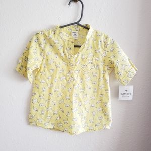 Carters pull over shirt